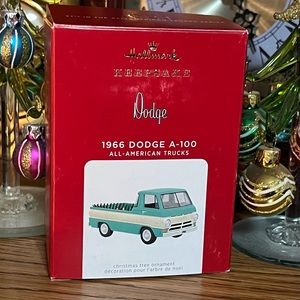 Hallmark Christmas Ornament 1966 Dodge A100 Truck All American Trucks